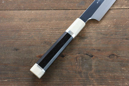 Thương hiệu Sakai Takayuki Hien  Thép Bạc No.3 Tráng gương  Dao thái cá sashimi chuyên dụng Yanagiba dao Nhật 270mm chuôi dao gỗ Mun có đính vòng 2 bên Có kèm bao