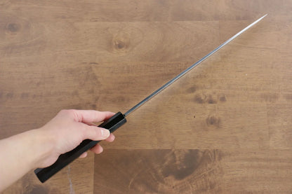 Thương hiệu Sakai Takayuki Chef Series Thép Bạc No.3 Dao thái cá shashimi chuyên dụng Yanagiba dao Nhật 270mm chuôi dao gỗ Mun Có kèm bao