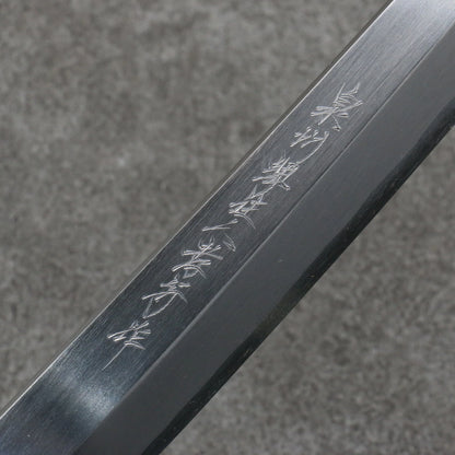 Takayuki Sakai Zangetsu Ginsanko Saki Maruyanagiba Knife 330MM Stabilized Wood Handle with Sheath 堺 孝行 斬月 銀三鋼 先丸柳刃包丁 330MM スタビライズドウッド柄 鞘付き Free ship - Sakai Takayuki Trảm Nguyệt Zangetsu Thép Bạc No.3 Dao thái cá, shashimi chuyên dụng Yanagiba (cán tròn) 330mm chuôi dao gỗ Stabilized Có kèm bao