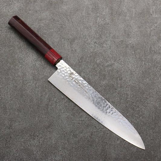 Thương hiệu Sakai Takayuki thép V vàng số 10 33 Lớp Damascus Dao đa năng Gyuto 240mm tay cầm gỗ Cẩm Lai (Vòng: Gỗ Hồng Đỏ)