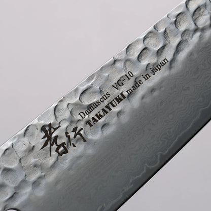 Thương hiệu Sakai Takayuki VG10 33 lớp vân búa đục đặc biệt Thép Damascus rèn thủ công Dao đa năng Gyuto 210mm chuôi dao gỗ hồng mộc (bọc: ván ép đỏ)