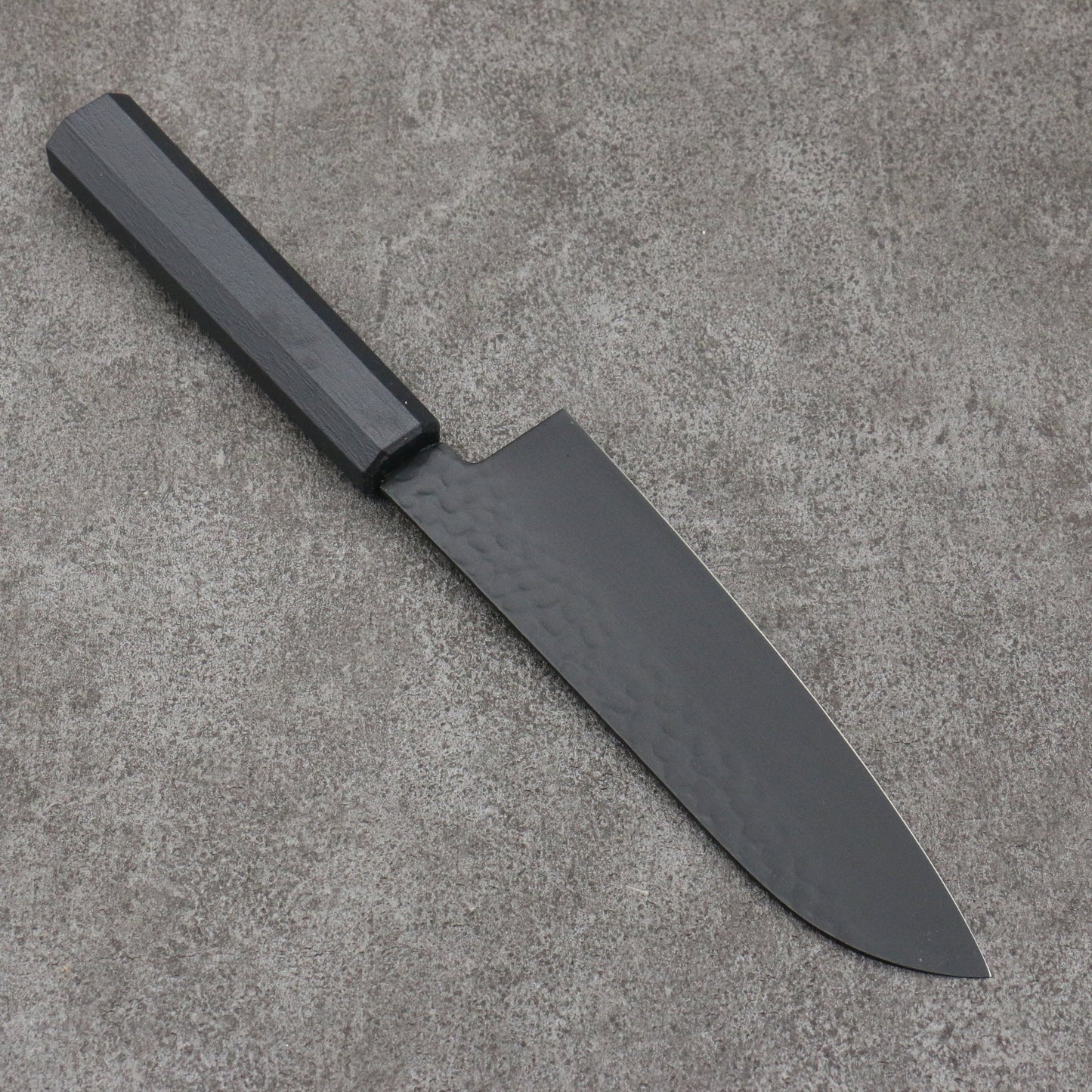 Thương hiệu Sakai Takayuki Kurokage Hắc Ảnh V Gold Số 10 vân búa Dao đa năng Santoku đã xử lý mạ bằng Teflon 170mm chuôi dao hoa văn sơn mài màu đen