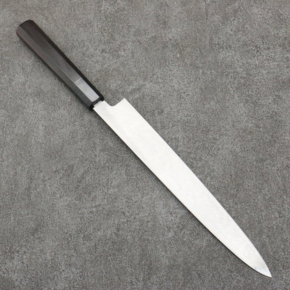 Free ship - Thương hiệu Sakai Takayuki thép trắng No.2 Đen Dao thái cá shashimi chuyên dụng Yanagiba 240mm chuôi dao gỗ Mun