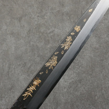 Free ship - Thương hiệu Sakai Takayuki thép trắng No.2 Đen Dao thái cá shashimi chuyên dụng Yanagiba 240mm chuôi dao gỗ Mun