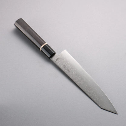 Thương hiệu Toshitaka Seisuke thép VG10 15 lớp Dao đa năng Kiritsuke Gyuto 210mm chuôi dao gỗ mun (vòng phong, mõm trâu)