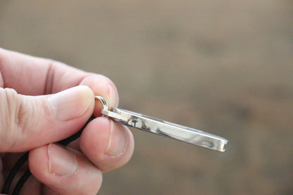 MOKI MINI PENDANT POCKET KNIFE W/ CHECKERED WHITE MOTHER OF PEARL AND ABALONE Free ship - Thương hiệu Moki Knife AUS6 Dao gập chuôi dao ngọc trai trắng và bào ngư Có kèm bao 28mm