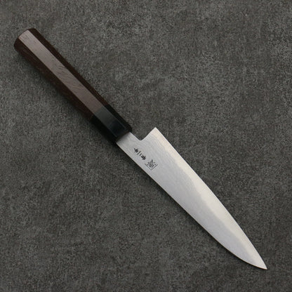 Thương hiệu Tanaka Shigeki thép siêu xanh thép Damascus Dao nhỏ gọt trái cây Petty Knife 135MM chuôi dao gỗ quả óc chó