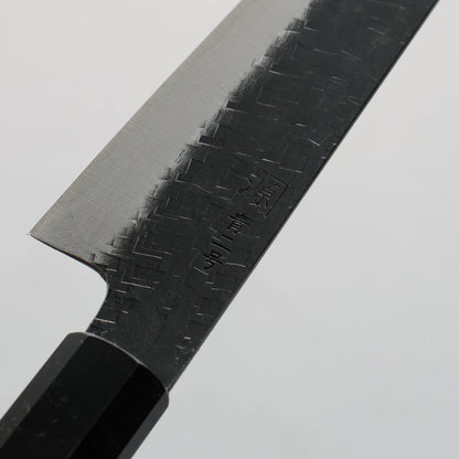 Thương hiệu Shigeki Tanaka Thiết Hỏa Tekka Thép xanh No.2 Kurouchi Rèn thủ công (hình tròn) Dao nhỏ Kiritsuke Petty 150mm chuôi dao gỗ cây Óc Chó