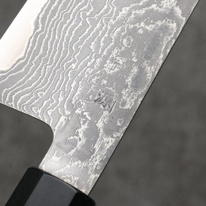 Thương hiệu Tanaka Shigeki dòng gió mùa xuân thép SG2 Damascus Dao đa năng Gyuto 240MM chuôi dao gỗ quả óc chó