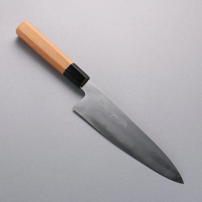 Thương hiệu Tessen by Tanaka Tamahagane Dao đa năng Gyuto 210mm chuôi dao gỗ hoa anh đào núi