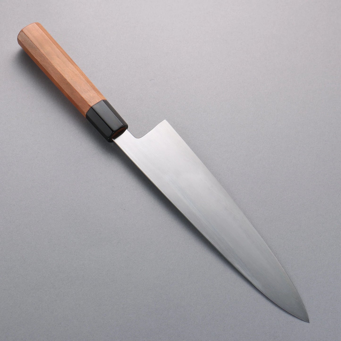 Thương hiệu Tessen by Tanaka Tamahagane Dao đa năng Gyuto 240mm chuôi dao gỗ hoa anh đào núi