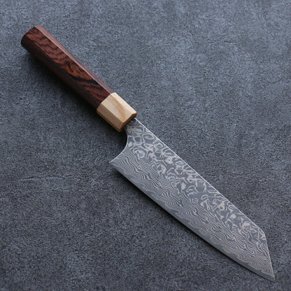 Thương hiệu Yoshimi Kato R2/SG2 Thép Damascus Dao đa năng Bunka dao Nhật 170mm chuôi dao Honduras