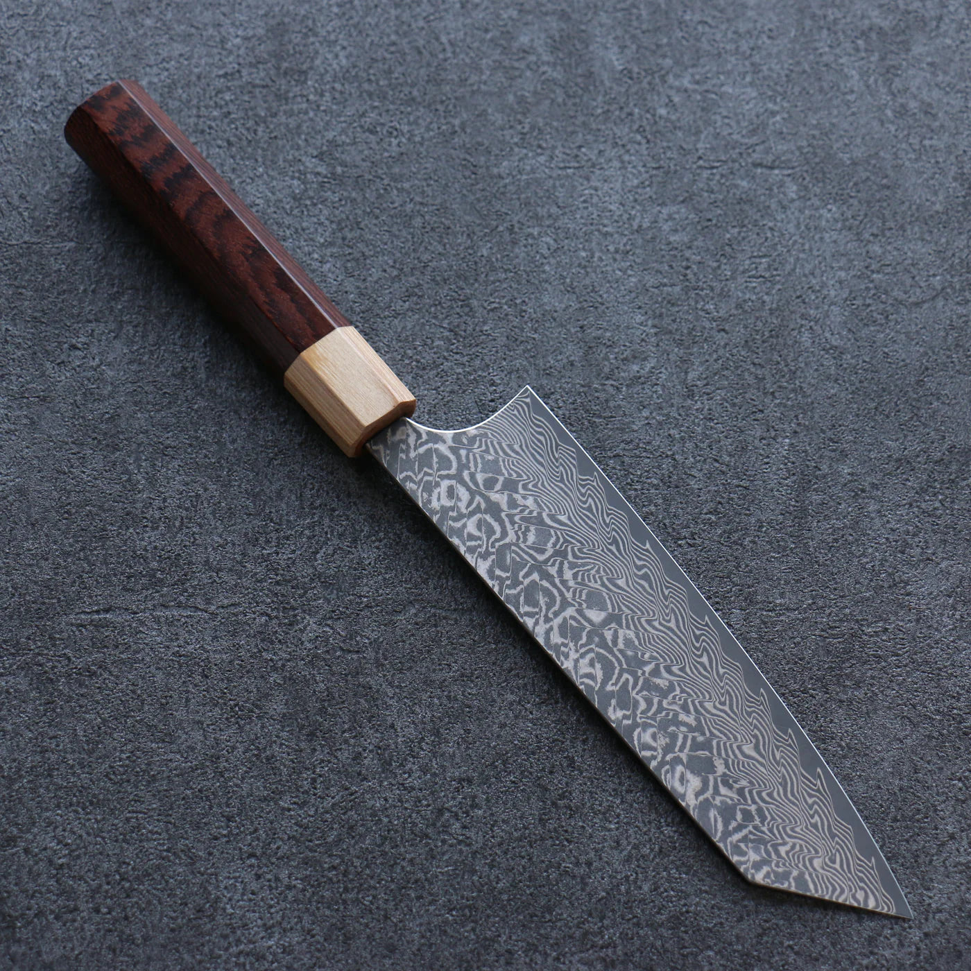 Thương hiệu Yoshimi Kato R2/SG2 Thép Damascus Dao đa năng Bunka dao Nhật 170mm chuôi dao Honduras