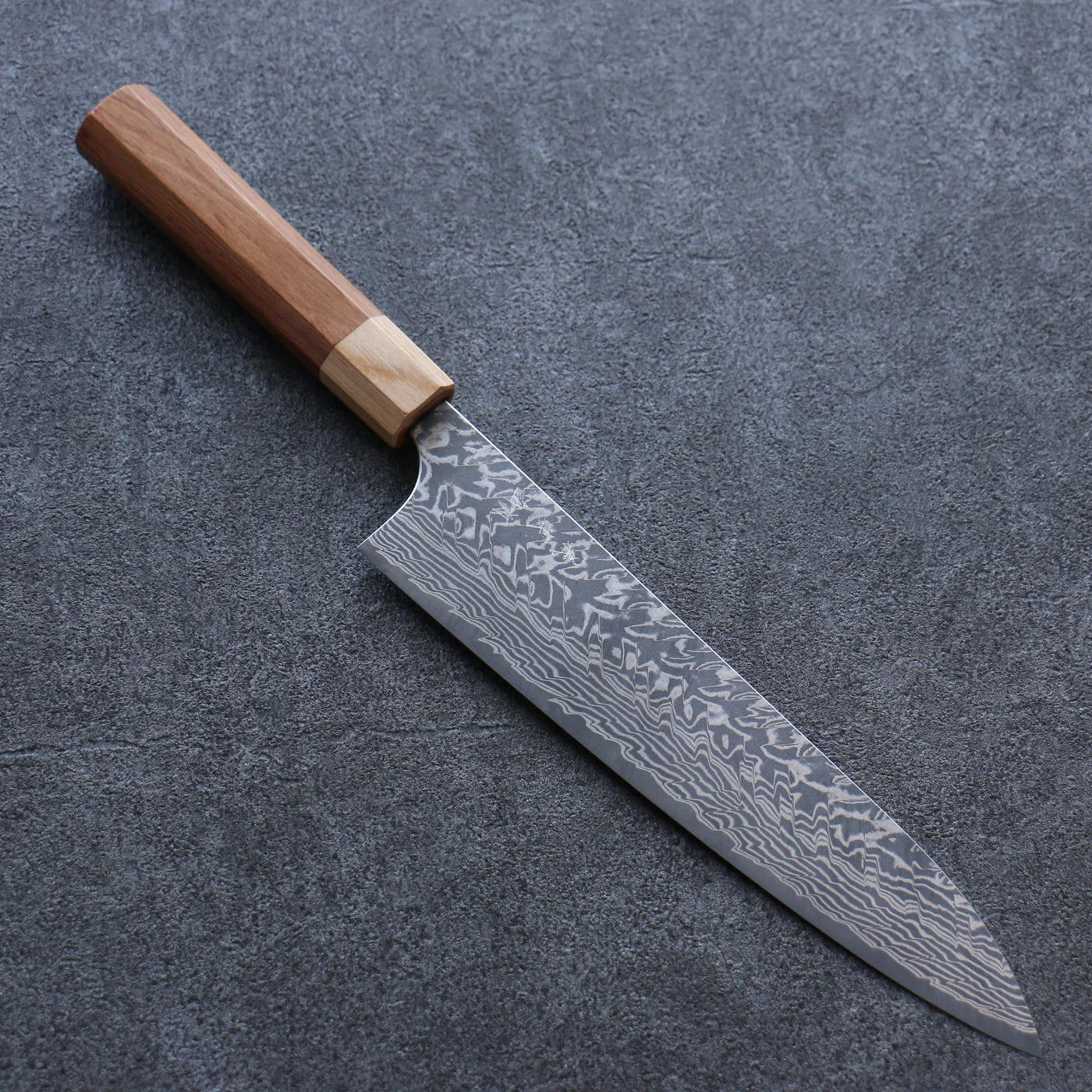 Thương hiệu Yoshimi Kato R2/SG2 Thép Damascus Dao đa năng Gyuto dao Nhật 210mm chuôi dao Honduras