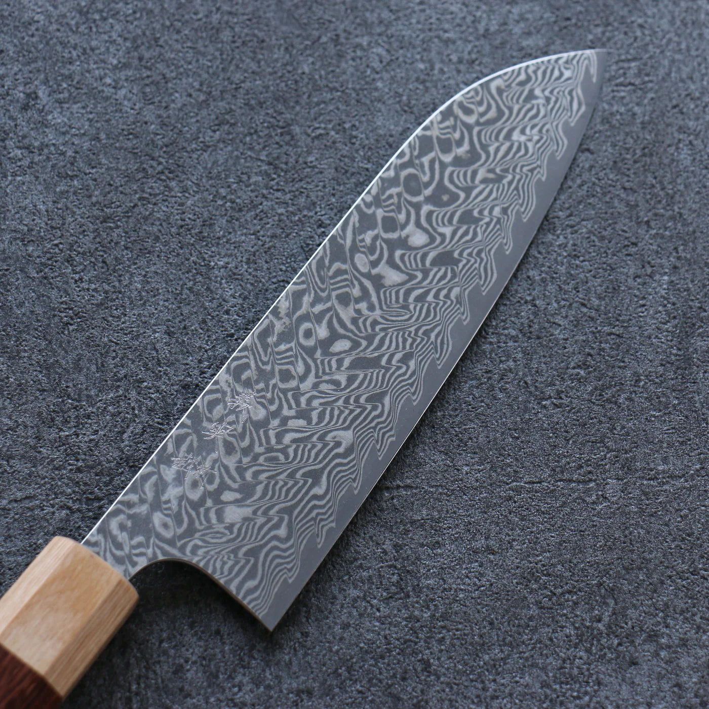 Thương hiệu Yoshimi Kato R2/SG2 Thép Damascus Dao đa năng Santoku dao Nhật 170mm chuôi dao Honduras