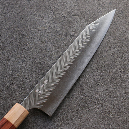 Thương hiệu Yoshimi Kato thép R2/SG2 Dao đa năng Gyuto dao Nhật 210mm chuôi dao Honduras