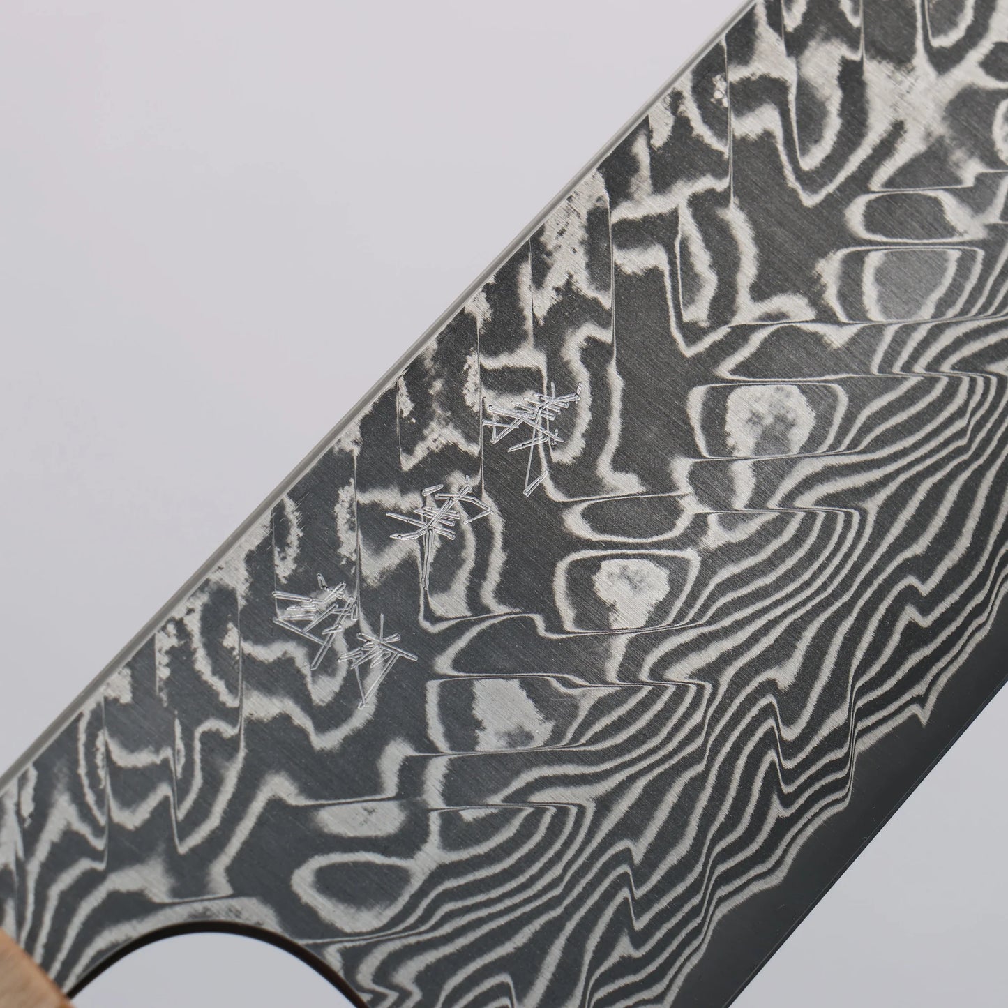 Thương hiệu Yoshimi Kato SG2 Thép Damascus đen Dao đa năng Santoku 170mm chuôi dao gỗ Honduras