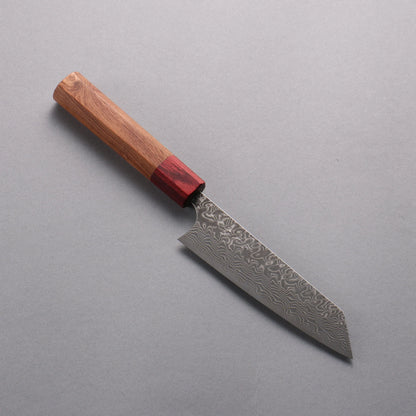 Thương hiệu Yoshimi Kato SG2 Thép Damascus đen Dao đa năng Bunka loại nhỏ 130mm chuôi dao Honduras (bọc: ván ép màu đỏ)