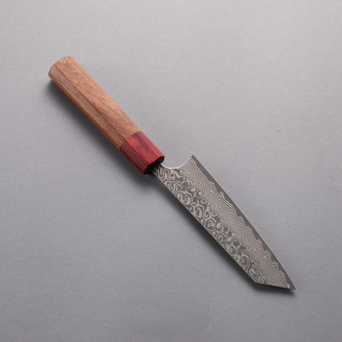 Thương hiệu Yoshimi Kato SG2 Thép Damascus đen Dao đa năng Bunka loại nhỏ 130mm chuôi dao Honduras (bọc: ván ép màu đỏ)