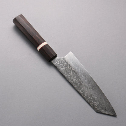 Thương hiệu Yoshimi Kato SG2 Thép Damascus Đánh bóng hoàn thiện Dao đa năng Bunka 170mm chuôi dao gỗ mun (vòng trắng)