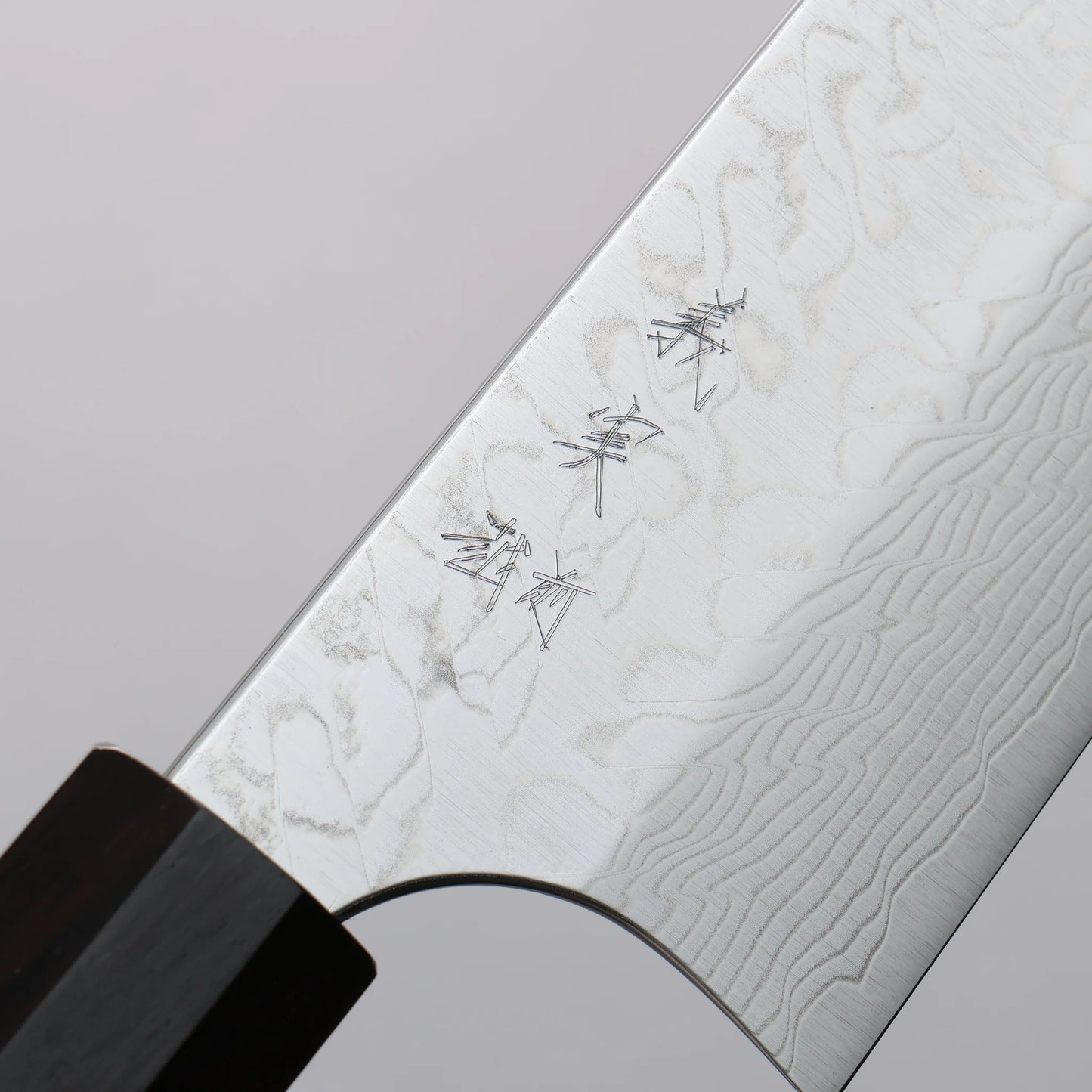 Thương hiệu Yoshimi Kato SG2 Thép Damascus Đánh bóng hoàn thiện Dao đa năng Bunka 170mm chuôi dao gỗ mun (vòng trắng)