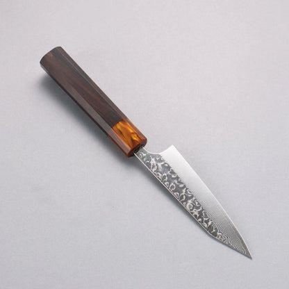 Thương hiệu Yoshimi Kato SG2 Thép Damascus Đánh bóng hoàn thiện Dao nhỏ Kiritsuke Petty 120mm chuôi dao gỗ mun (mõm: nhựa màu cam)