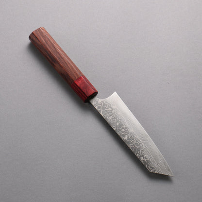 Thương hiệu Yoshimi Kato SG2 Thép Damascus dao đánh nhẵn bóng hoàn thiện Dao đa năng Bunka loại nhỏ 130mm chuôi dao Honduras (bọc: ván ép đỏ)