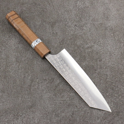 Thương hiệu Yoshimi Kato Mặt nước thép SG2 vân búa dao rèn thủ công Dao đa năng Bunka 170mm chuôi dao gỗ ổn định màu nâu (vòng ngọc lam trắng)