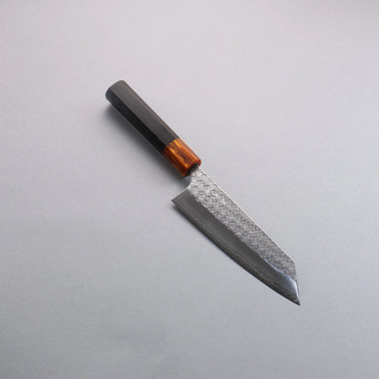 Thương hiệu Yoshimi Kato Mặt nước SG2 dao rèn thủ công Dao Nhật Dao đa năng Bunka 170mm chuôi dao gỗ mun (bọc: nhựa màu cam)