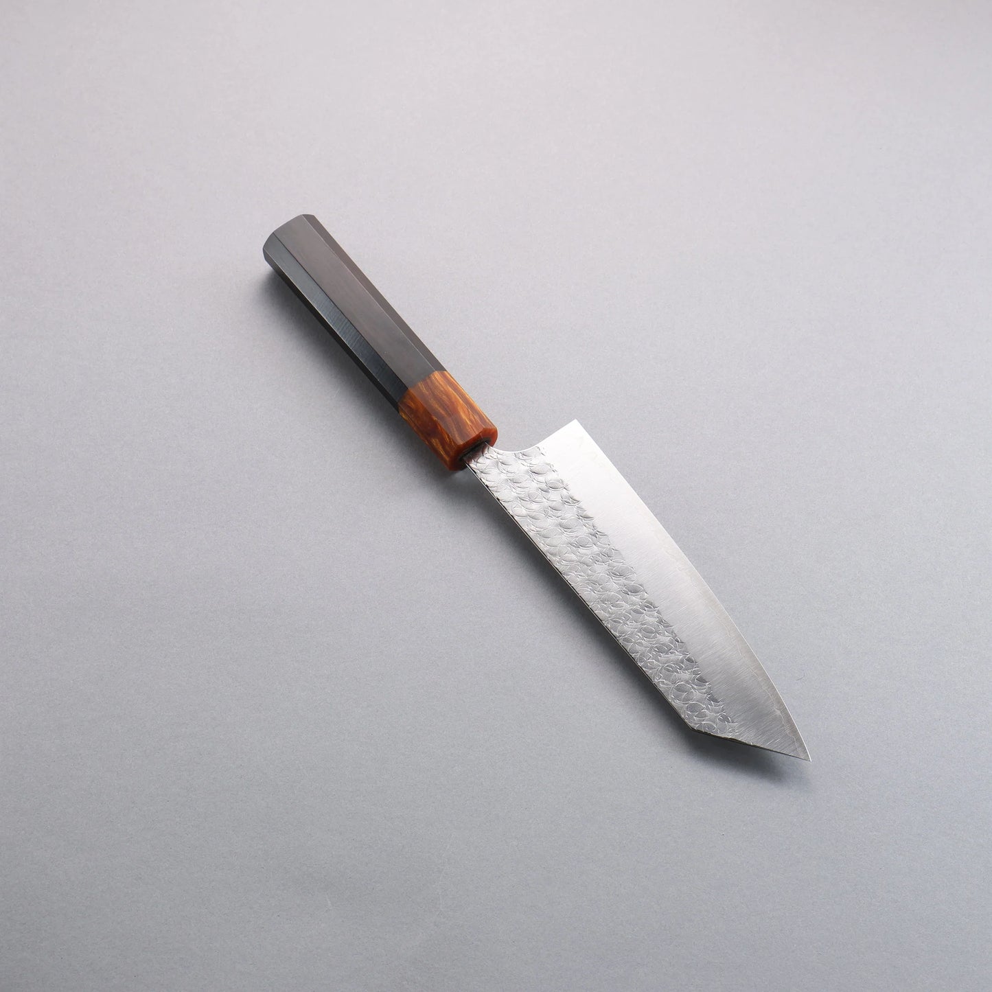 Thương hiệu Yoshimi Kato Mặt nước SG2 dao rèn thủ công Dao Nhật Dao đa năng Bunka 170mm chuôi dao gỗ mun (bọc: nhựa màu cam)