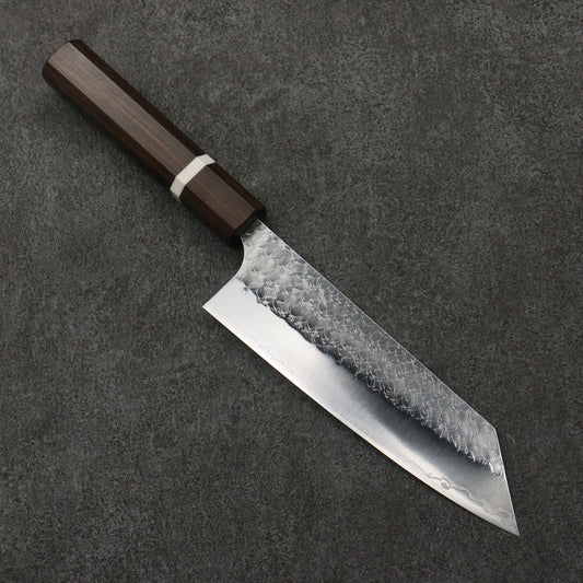 Thương hiệu Yoshimi Kato mặt nước thép SG2 vân búa Dao Bunka Knife 170MM chuôi dao gỗ tần bì (Bánh xe trắng)