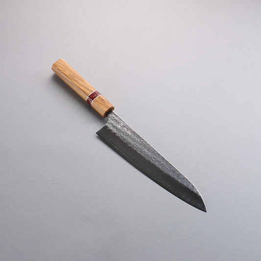 Thương hiệu Yoshimi Kato Mặt nước thép SG2 Dao rèn thủ công Dao Nhật Dao đa năng Gyuto 210mm chuôi dao gỗ ô liu (vòng ngọc lam màu đỏ)