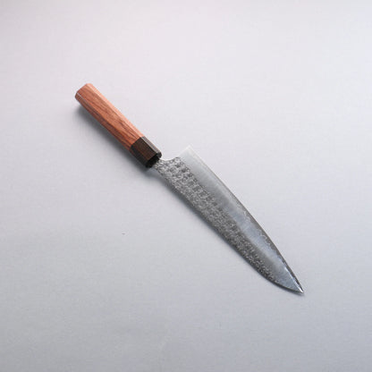 Thương hiệu Yoshimi Kato Mizusurface SG2 vân búa Dao đa năng Gyuto 210mm chuôi dao bằng gỗ cẩm lai (bọc: gỗ mun)