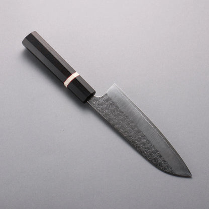 Thương hiệu Yoshimi Kato Mặt nước Water Surface thép SG2 vân búa đúc đặc biệt dao rèn thủ công Dao đa năng Santoku 170mm chuôi dao gỗ mun (vòng trắng)