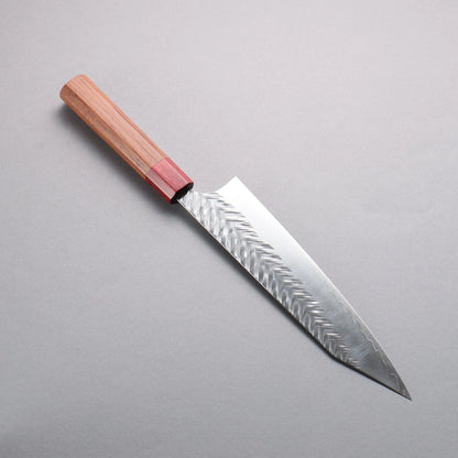 Thương hiệu Yoshimi Kato SPG STRIX Hammered (V) Dao đa năng Kiritsuke Gyuto Knife 210mm chuôi dao Honduras (Mõm: Gỗ dán màu đỏ)