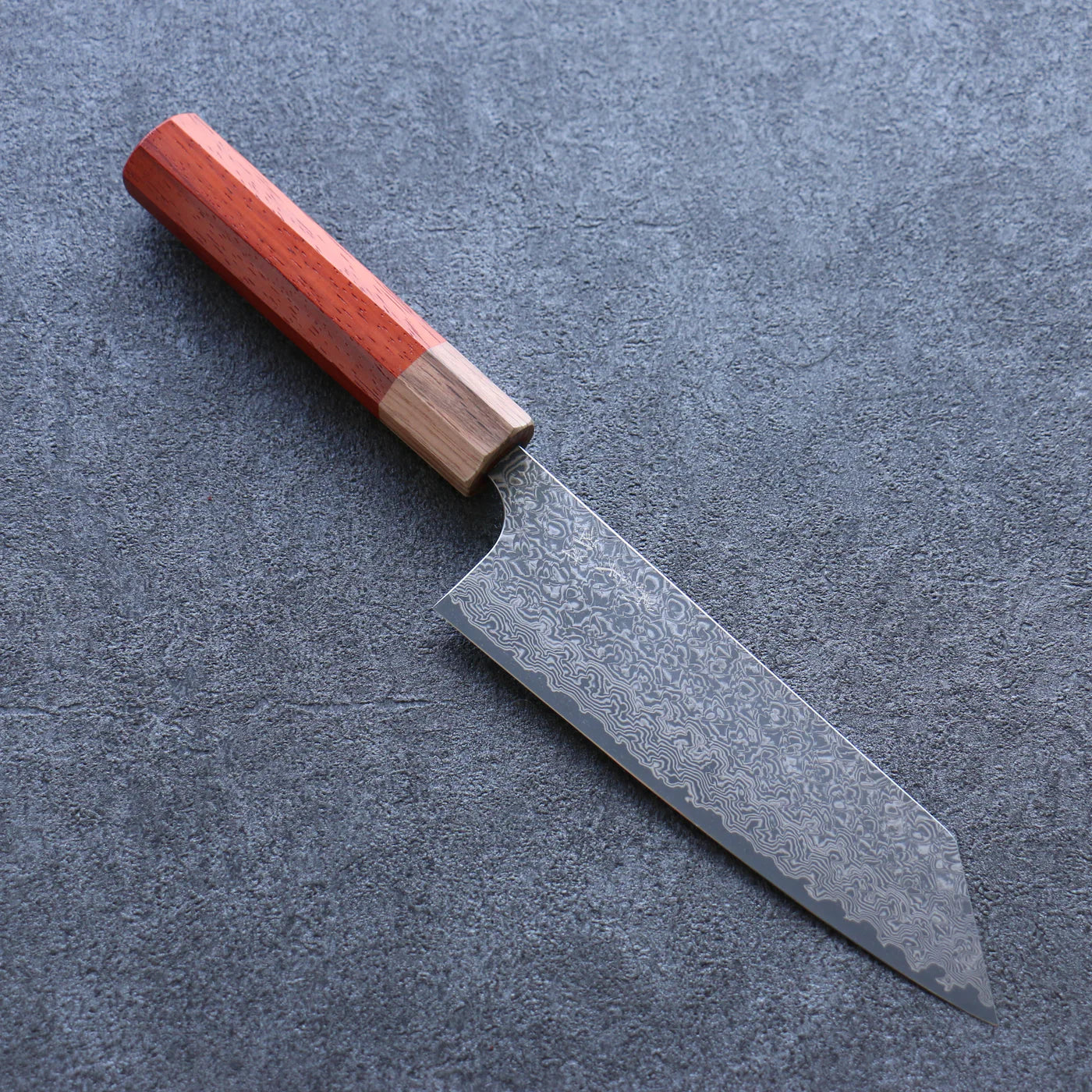 Thương hiệu Yoshimi Kato VG10 Thép Damascus Dao đa năng Bunka dao Nhật 170mm chuôi dao gỗ hương