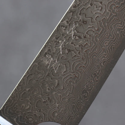 Dao Nhật cao cấp - Yoshimi Kato dao lọc gân chuyên dụng Sujihiki thép Damascus 240mm chuôi dao gỗ Pakka đen