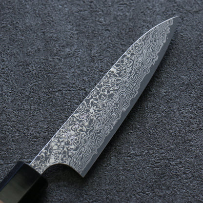 Thương hiệu Yoshimi Kato VG10 Thép Damascus Dao nhỏ đa năng Petty dao Nhật 120mm chuôi dao gỗ cây Óc Chó