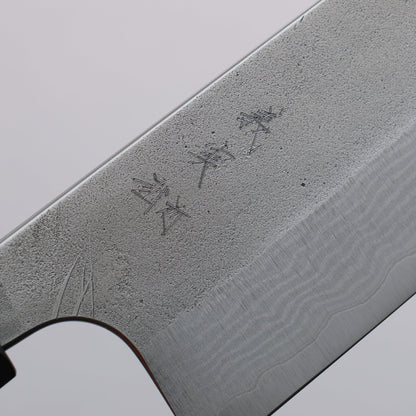 Thương hiệu Yoshimi Kato VG10 Kỹ nghệ truyền thống Nhật Nashiji Thép Damascus Dao đa năng Santoku 170mm chuôi dao gỗ Wenge