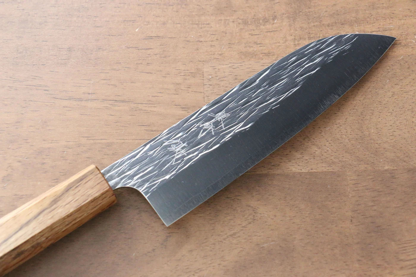 Thương hiệu Yu Kurosaki Băng mộc R2/SG2 Rèn thủ công Dao đa năng Santoku dao Nhật 165mm chuôi chuôi  dao gỗ Sồi