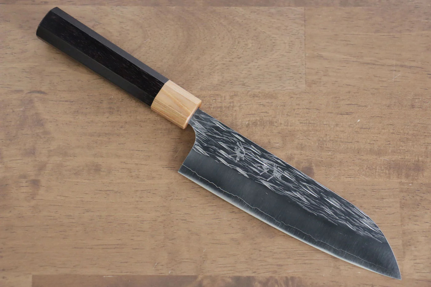 Thương hiệu Yu Kurosaki Băng mộc R2/SG2 Rèn thủ công Dao đa năng Santoku dao Nhật 165mm chuôi chuôi  dao gỗ Đàn Hương (Honduras)