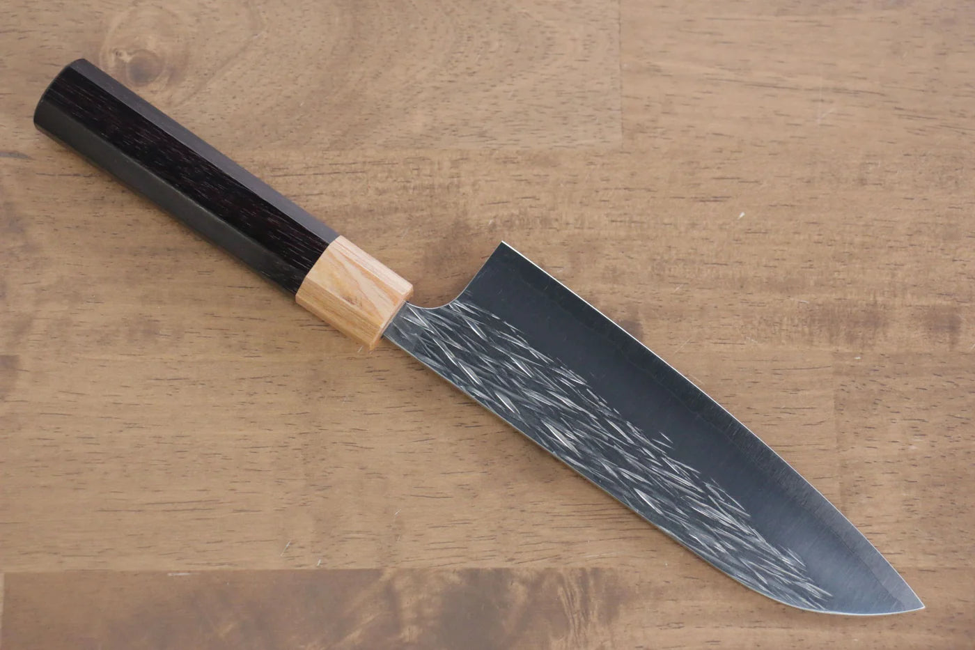 Thương hiệu Yu Kurosaki Băng mộc R2/SG2 Rèn thủ công Dao đa năng Santoku dao Nhật 165mm chuôi chuôi  dao gỗ Đàn Hương (Honduras)