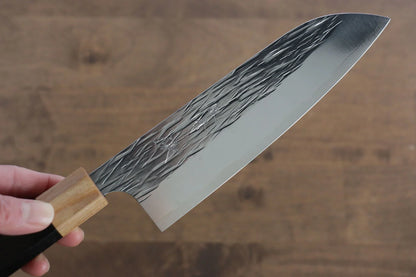 Thương hiệu Yu Kurosaki Băng mộc R2/SG2 Rèn thủ công Dao đa năng Santoku dao Nhật 165mm chuôi chuôi  dao gỗ Đàn Hương (Honduras)