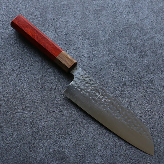 Marke Yu Kurosaki Light Senko R2/SG2 handgeschmiedetes Messer Santoku-Mehrzweckmesser Japanisches Messer 165 mm Palisandergriff