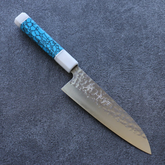 Marke Yu Kurosaki Light Senko R2/SG2 handgeschmiedetes Santoku-Mehrzweckmesser, kleines japanisches Messer 150 mm