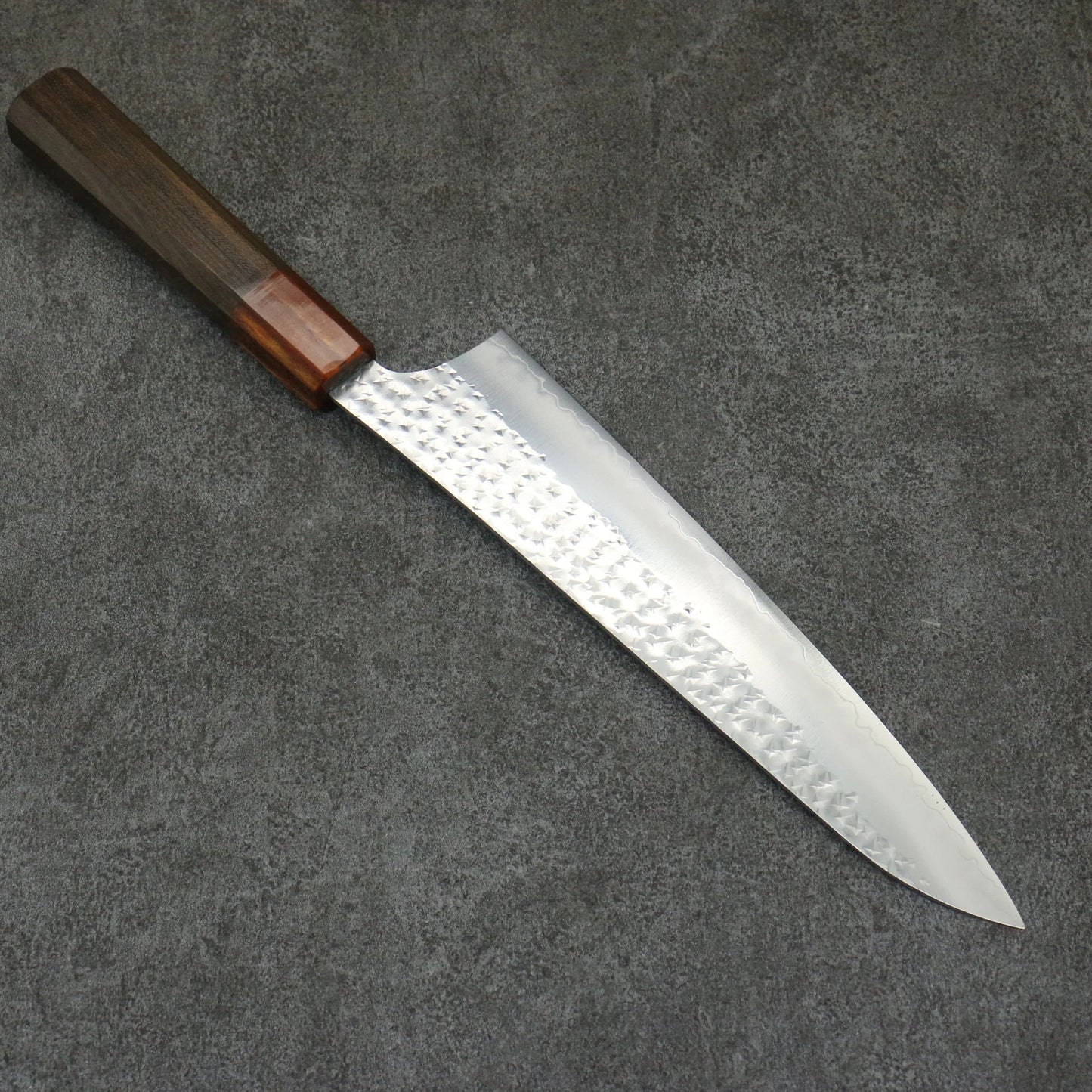 Yu Kurosaki Senkou Sharp SG2 Hammer Gyuto Knife 210MM Ashwood Handle 黒崎 優 閃光 鋭 SG2 鎚目 牛刀包丁 210MM 灰檀柄 Free ship - Thương hiệu Yu Kurosaki Ánh Sáng Senko EI SG2 Rèn thủ công Dao đa năng Gyuto 210mm