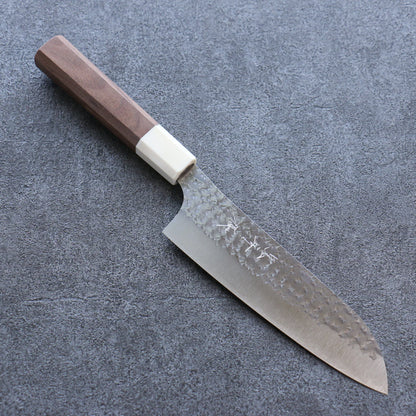 Thương hiệu Yu Kurosaki Ánh Sáng Senko EI R2/SG2 dao rèn thủ công Dao đa năng Santoku dao Nhật 165mm chuôi dao gỗ cây Óc Chó