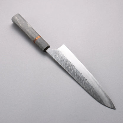 Thương hiệu Yu Kurosaki Thần gió Fujin SG2 vân búa đục đặc biệt Rèn thủ công Dao đa năng Gyuto 210mm chuôi dao gỗ ổn định (vòng acrylic)