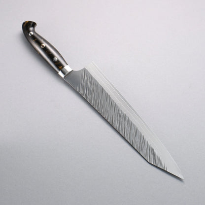 Thương hiệu Yu Kurosaki Thần gió Fujin SG2 vân búa đục đặc biệt Rèn thủ công Thép Damascus Dao đa năng Gyuto 240mm chuôi dao nhựa Acrylic màu nâu đen