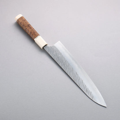 Thương hiệu Yu Kurosaki Thần gió Fujin SG2 vân búa đục đặc biệt Rèn thủ công Dao đa năng Santoku 240mm chuôi dao mộc qua (cả hai bánh: màu trắng)